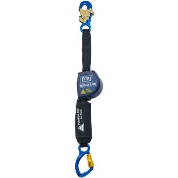 3M Dbi-Sala 3M„¢ DBI-SALA® Nano-Lok„¢ Arc Flash Self Retracting Lifeline, Anchor Hook, Carabiner 8' 3101575